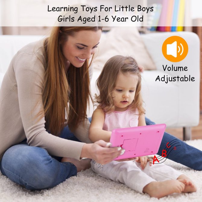 Baby Learning Tablet Educational Mini Pads Toys Touch Learn Toddler Tablet For ABC Numbers Words Gift - Image 14