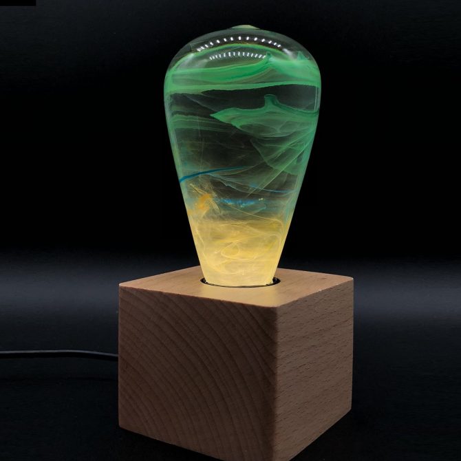 EP LIGHT Resin Wood Table Lamp, Ambient Night Lights, Birthday Gifts, Creative Lighting - Image 6
