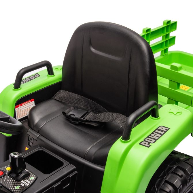 Ride on Tractor with Trailer,24V Battery Powered Electric Tractor Toy, 200w*2motor 1.86-4.97MPH/Remote Control,electric car for kids,Three speed adjustable,USB,MP3 ,Bluetooth,LED light, safety belt. - Image 20