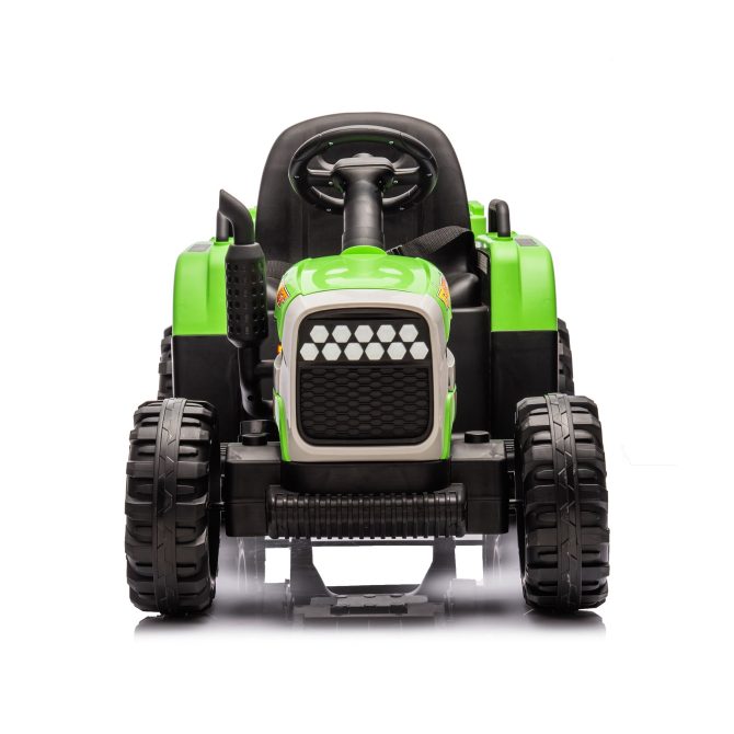 Ride on Tractor with Trailer,24V Battery Powered Electric Tractor Toy, 200w*2motor 1.86-4.97MPH/Remote Control,electric car for kids,Three speed adjustable,USB,MP3 ,Bluetooth,LED light, safety belt. - Image 7