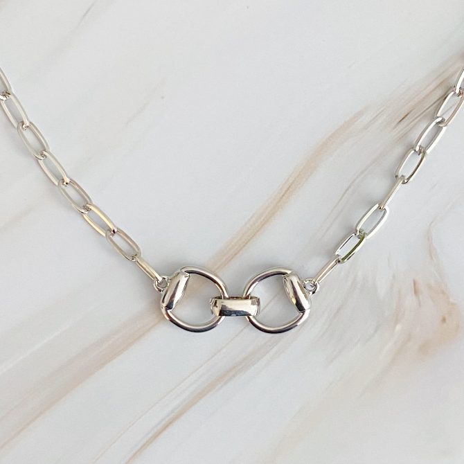 Equestrian Pendant Chain Necklace - Image 4