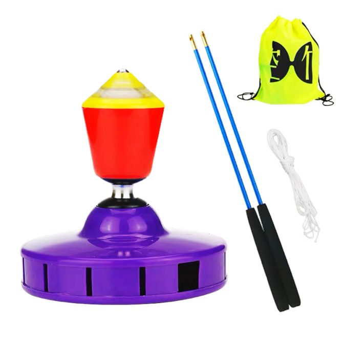 DSJUGGLING Fiberglass Diablo Sticks, Chinese Yoyo Diabolo Handsticks with Pro Slide diabolo String Set - Image 7