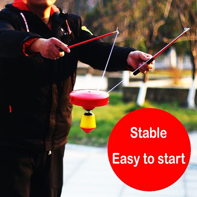 DSJUGGLING Fiberglass Diablo Sticks, Chinese Yoyo Diabolo Handsticks with Pro Slide diabolo String Set - Image 8
