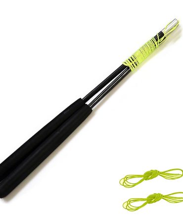 DSJUGGLING Fiberglass Diablo Sticks, Chinese Yoyo Diabolo Handsticks with Pro Slide diabolo String Set