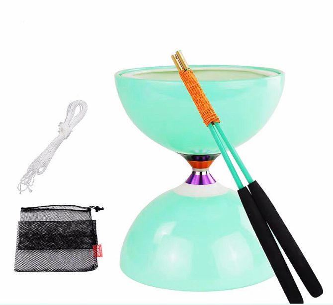 DSJUGGLING Fiberglass Diablo Sticks, Chinese Yoyo Diabolo Handsticks with Pro Slide diabolo String Set - Image 50