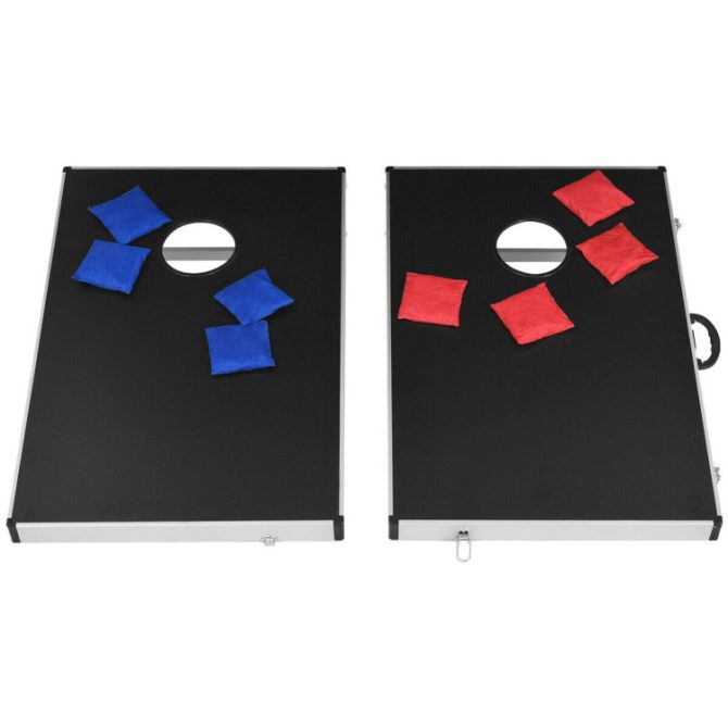 Cornhole Set with Foldable Design and Side Handle - Image 4