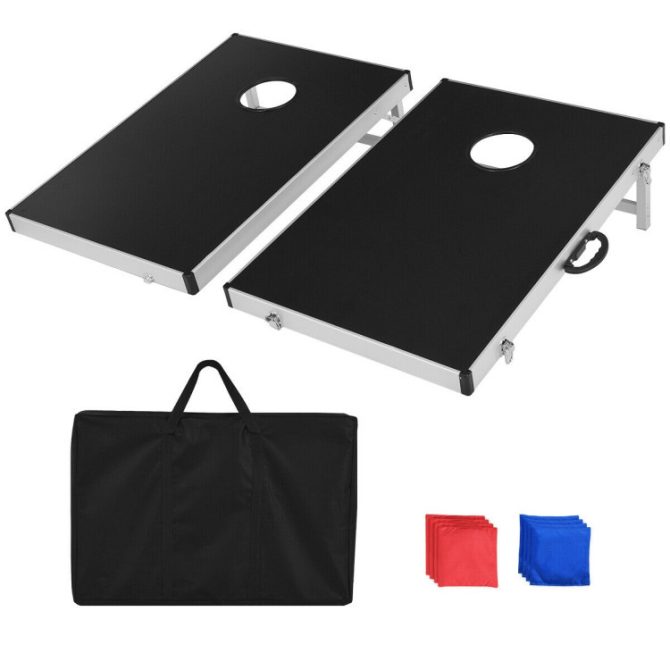 Cornhole Set with Foldable Design and Side Handle - Image 5