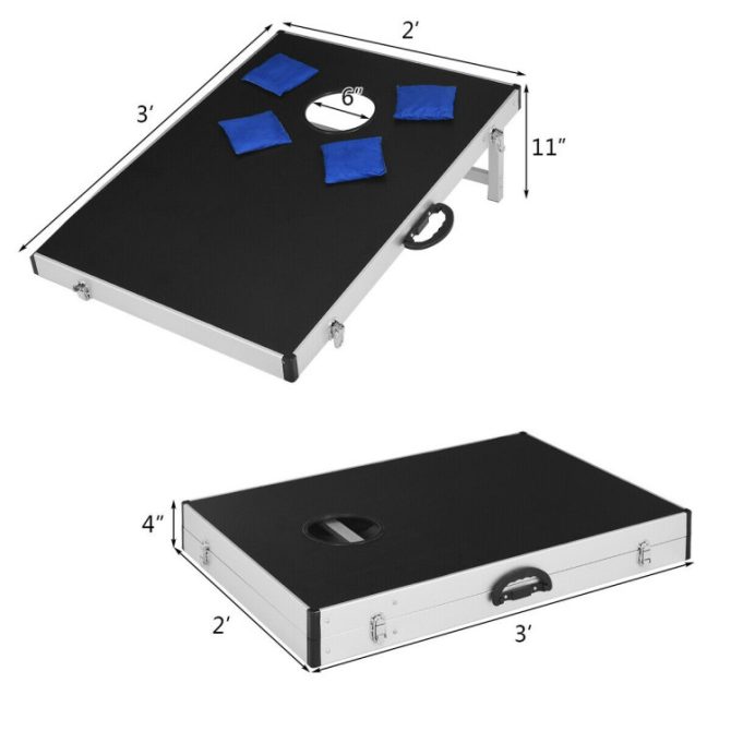 Cornhole Set with Foldable Design and Side Handle - Image 6