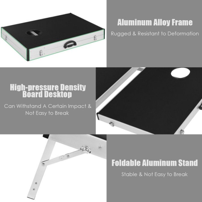 Cornhole Set with Foldable Design and Side Handle - Image 7