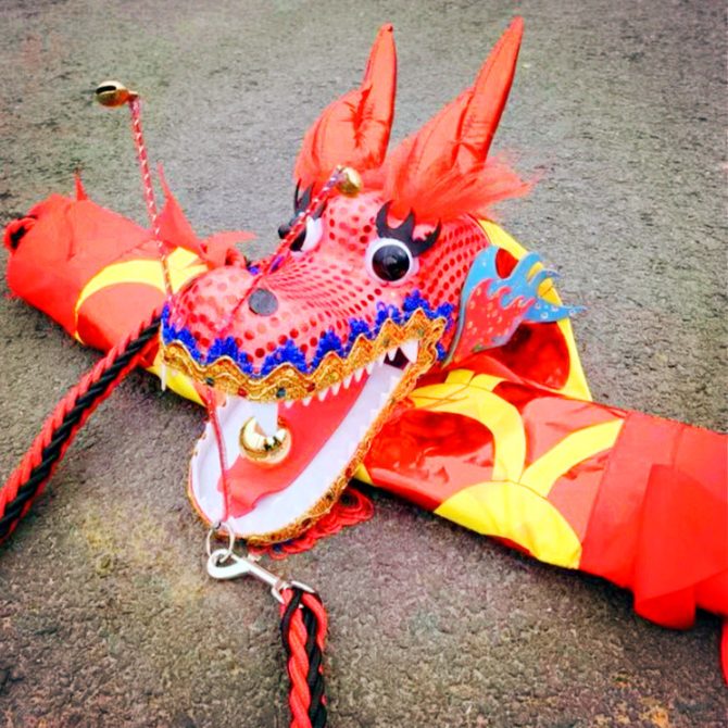 Lightweight Dragon Poi with 3D Dragon Head & Swing Rope Combo for Kids and Beginners, Flowy Dragon Ribbon Streamer Outdoor Fitness Golden Dragon Stage Prop Set - Image 32