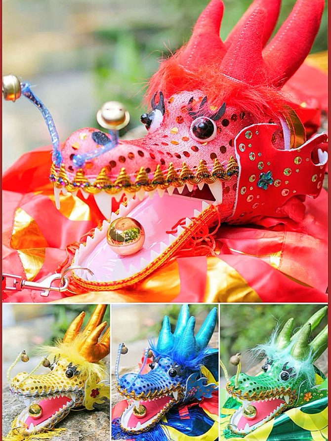 Lightweight Dragon Poi with 3D Dragon Head & Swing Rope Combo for Kids and Beginners, Flowy Dragon Ribbon Streamer Outdoor Fitness Golden Dragon Stage Prop Set - Image 69