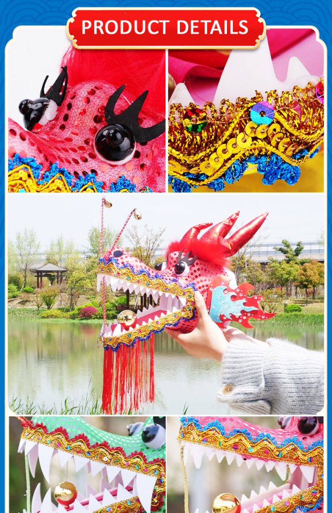 Lightweight Dragon Poi with 3D Dragon Head & Swing Rope Combo for Kids and Beginners, Flowy Dragon Ribbon Streamer Outdoor Fitness Golden Dragon Stage Prop Set - Image 61
