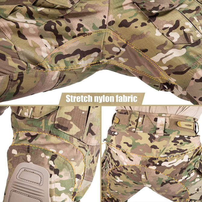 VOTAGOO G3 Combat Pants with Knee Pads Tactical Military Trousers Hunting Multicam Pants for Men Rip-Stop Airsoft Gear - Image 22
