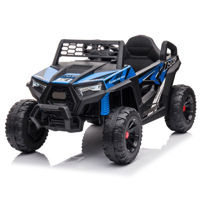 12V kids Ride On Mini UTV, Electric Car with Front LED Lights and Horn, Single Seat with a Safety Belt, Forward/Reverse Function - Image 6