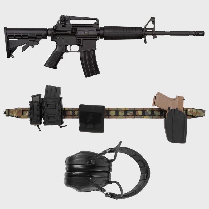 VOTAGOO Tactical Belt, 1.75'' MOLLE Battle Belt with Quick Release Buckle, Low Profile Laser-Cut Battle Belt for Range - Image 5