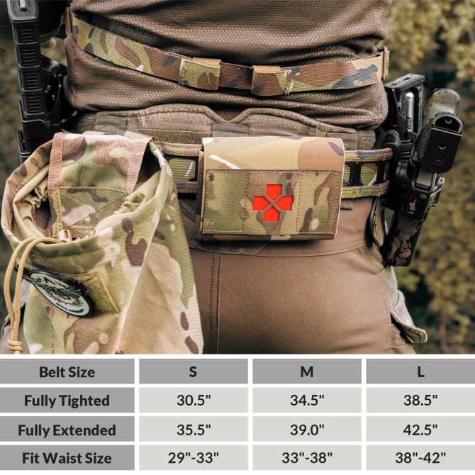 VOTAGOO Tactical Belt, 1.75'' MOLLE Battle Belt with Quick Release Buckle, Low Profile Laser-Cut Battle Belt for Range - Image 6