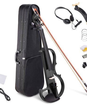 4/4 Violin Electric Violin(right hand)Black
