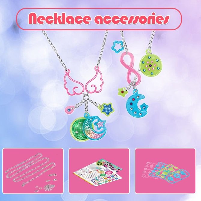 Jewellery Craft Kit - Creative Cases Childrens Bracelet and Necklace Making Kit Girls Toys Gifts - Image 6