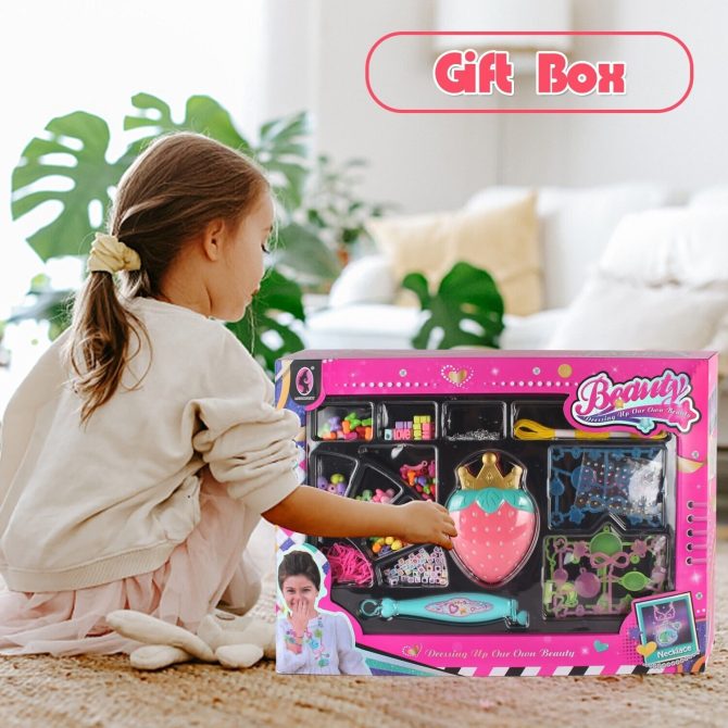 Jewellery Craft Kit - Creative Cases Childrens Bracelet and Necklace Making Kit Girls Toys Gifts - Image 9