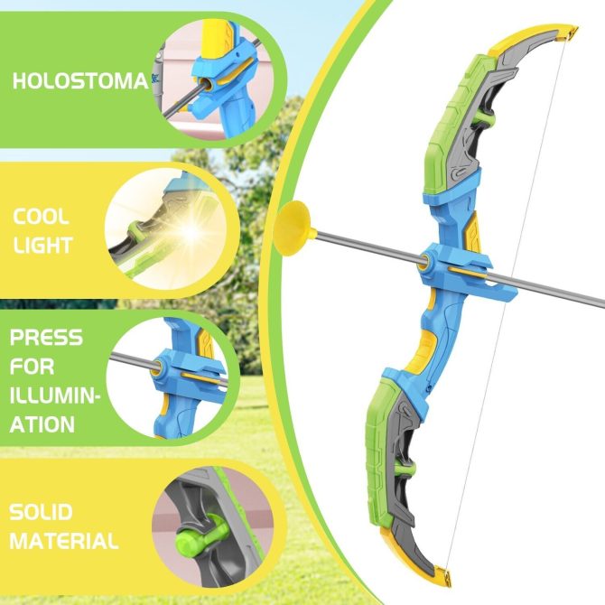 Bow and Arrow Set for Kids, Toyokar Archery Set Toy with Light-up LEDs, 10 suction bows and arrows, indoor and outdoor sports toys.Boys Kids Gifts Toys - Image 11