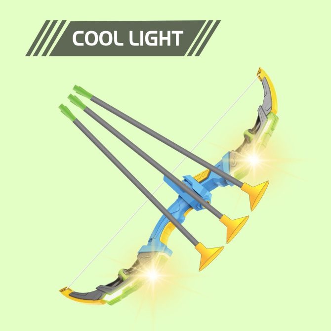 Bow and Arrow Set for Kids, Toyokar Archery Set Toy with Light-up LEDs, 10 suction bows and arrows, indoor and outdoor sports toys.Boys Kids Gifts Toys - Image 13