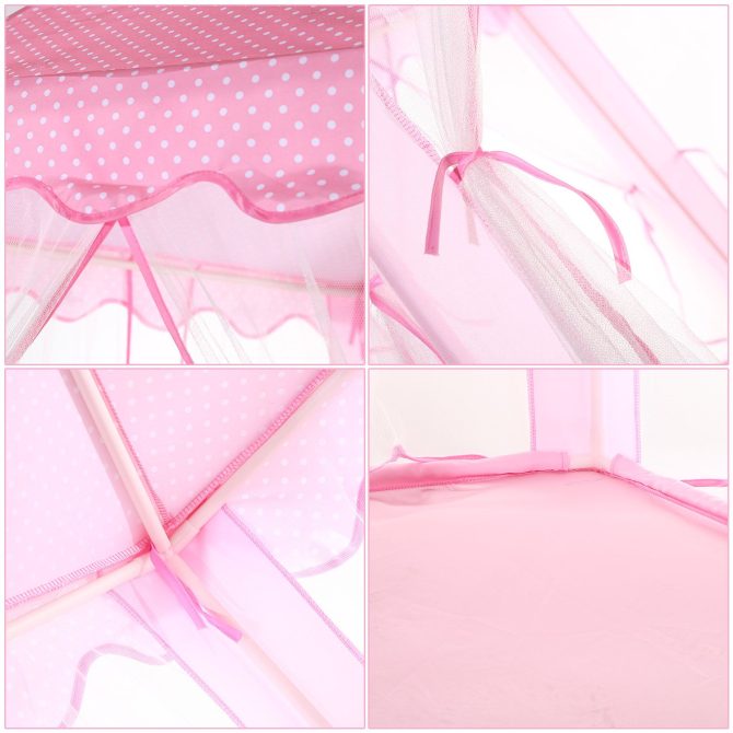 Kids Play Tents Princess for Girls Princess Castle Children Playhouse Indoor Outdoor Use - Image 2
