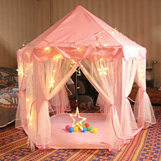 Kids Play Tents Princess for Girls Princess Castle Children Playhouse Indoor Outdoor Use - Image 11