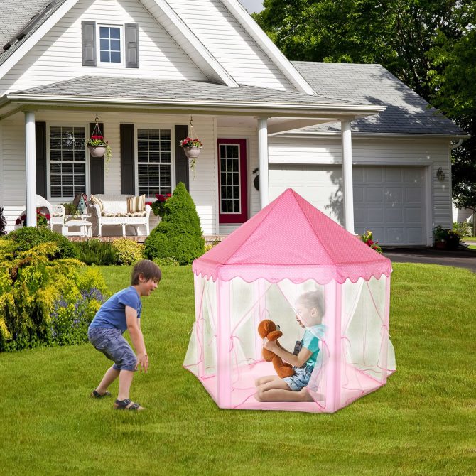 Kids Play Tents Princess for Girls Princess Castle Children Playhouse Indoor Outdoor Use - Image 5