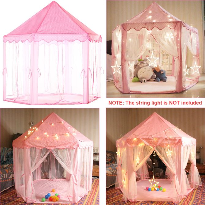 Kids Play Tents Princess for Girls Princess Castle Children Playhouse Indoor Outdoor Use - Image 7