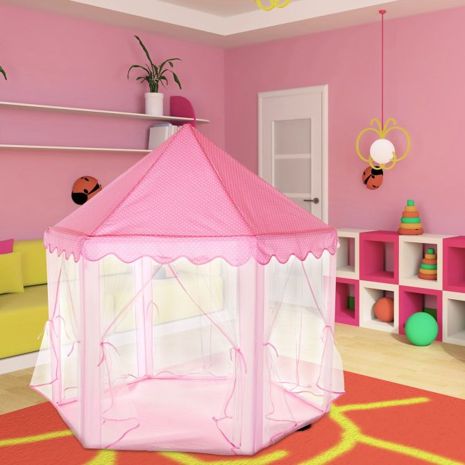 Kids Play Tents Princess for Girls Princess Castle Children Playhouse Indoor Outdoor Use - Image 8