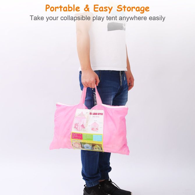 Kids Play Tents Princess for Girls Princess Castle Children Playhouse Indoor Outdoor Use - Image 10