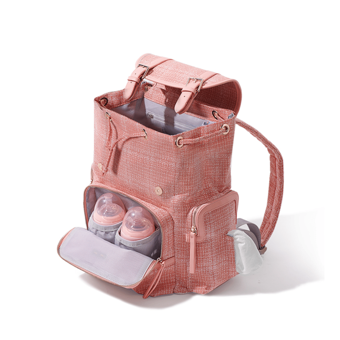 SUNVENO Diaper Bag Backpack, Baby Changing Bag Nappy Tweed Baby Diaper Bags Multifunction Waterproof for Travel - Image 13