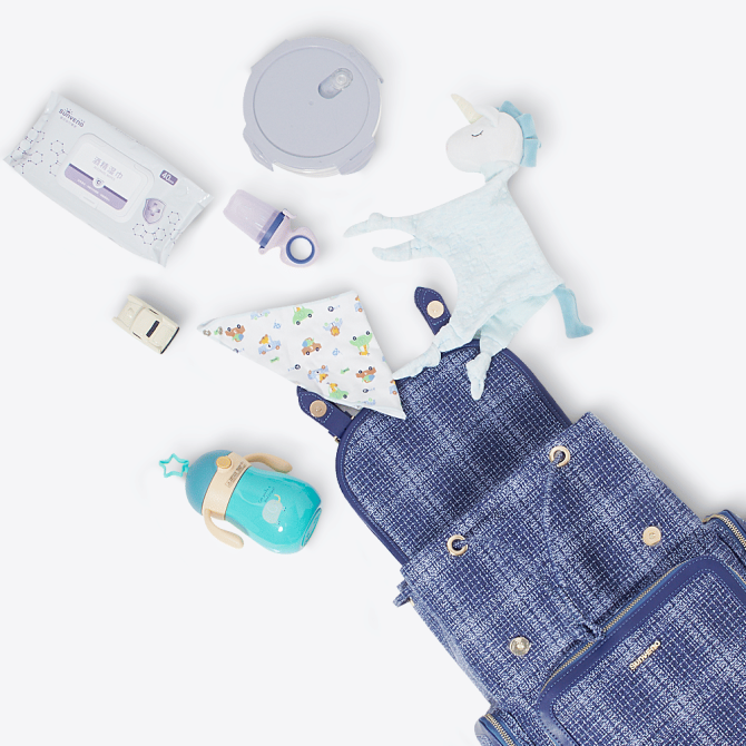 SUNVENO Diaper Bag Backpack, Baby Changing Bag Nappy Tweed Baby Diaper Bags Multifunction Waterproof for Travel - Image 4
