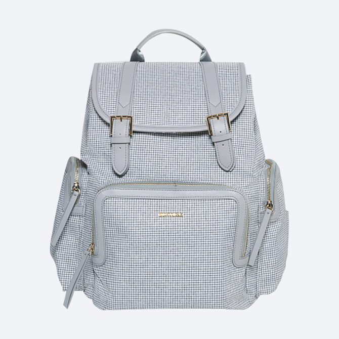 SUNVENO Diaper Bag Backpack, Baby Changing Bag Nappy Tweed Baby Diaper Bags Multifunction Waterproof for Travel - Image 7