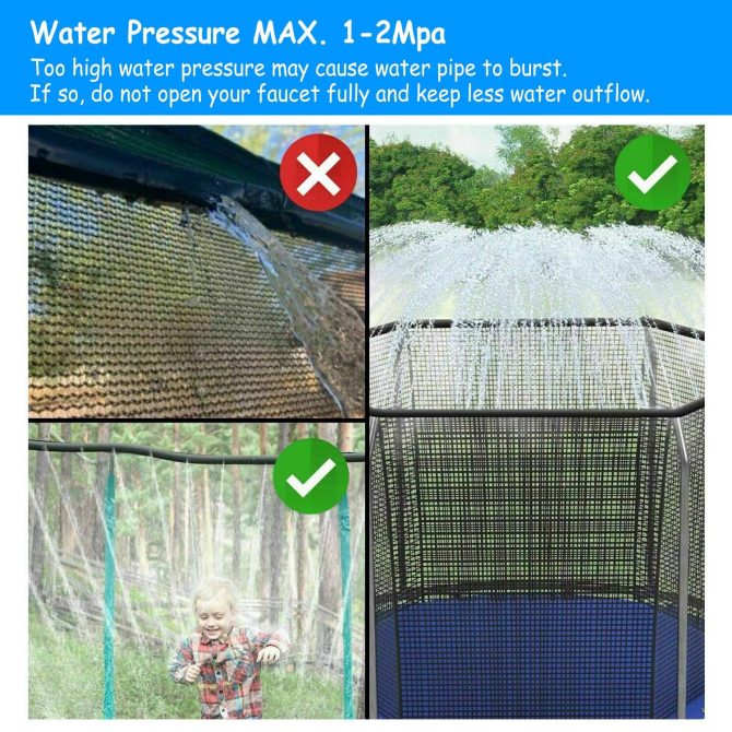 Kids Trampoline Sprinkler Outdoor Water Park Sprinkler for Kids Outdoor Water Game Toys - Image 11