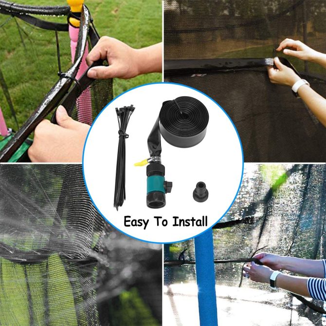 Kids Trampoline Sprinkler Outdoor Water Park Sprinkler for Kids Outdoor Water Game Toys - Image 5