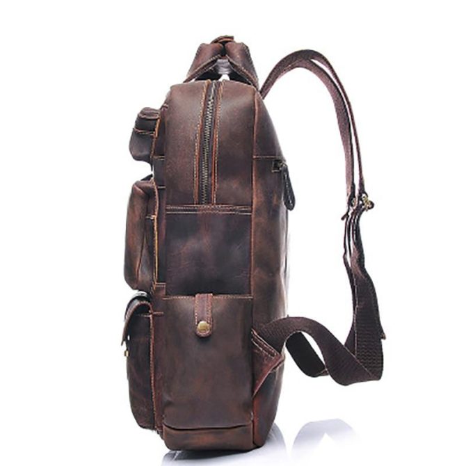The Shelby Backpack | Handmade Genuine Leather Backpack - Image 6