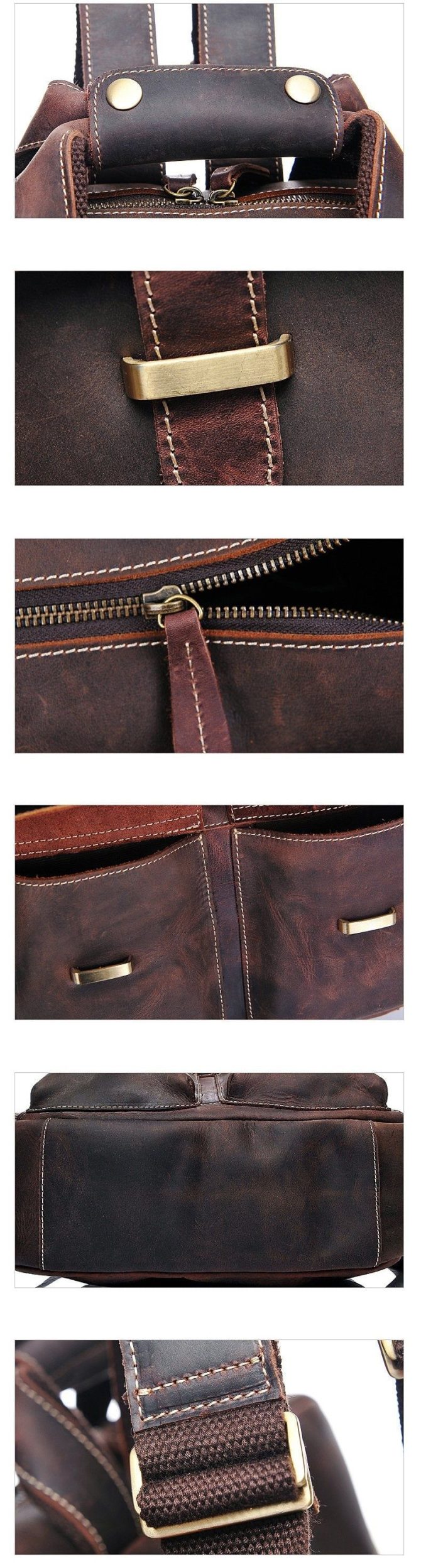 The Shelby Backpack | Handmade Genuine Leather Backpack - Image 7