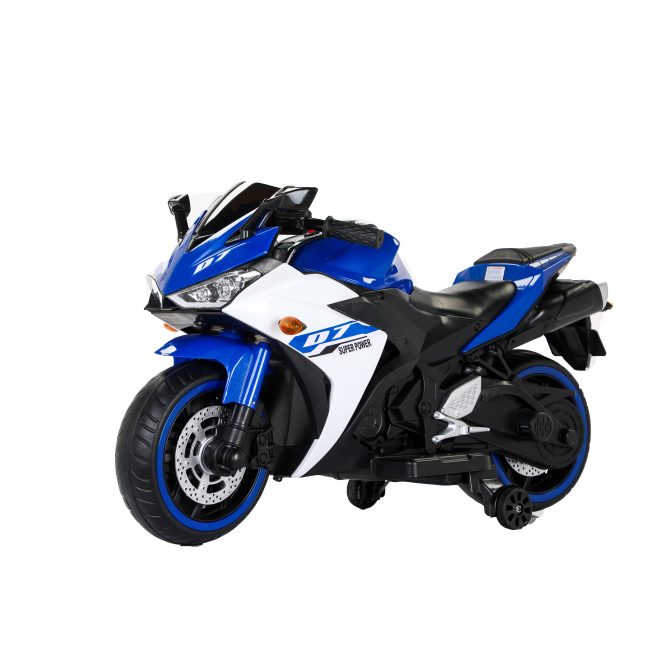 Electric motorcycle/ 12 V Kids toys motorcycle/Kids electric car/electric ride on toys for 3 4 5 6 years Boys Girls with Training Wheels/manual throttle/ drive by hand/Lighting wheels - Image 2