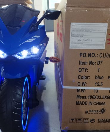 Electric motorcycle/ 12 V Kids toys motorcycle/Kids electric car/electric ride on toys for 3 4 5 6 years Boys Girls with Training Wheels/manual throttle/ drive by hand/Lighting wheels