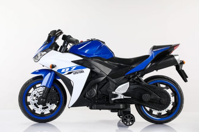 Electric motorcycle/ 12 V Kids toys motorcycle/Kids electric car/electric ride on toys for 3 4 5 6 years Boys Girls with Training Wheels/manual throttle/ drive by hand/Lighting wheels - Image 7