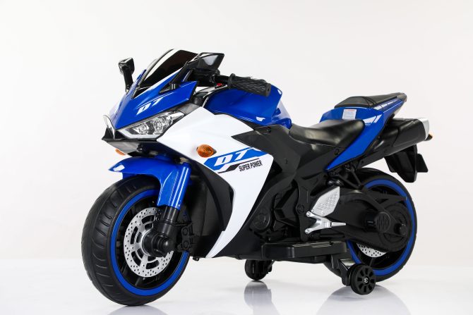 Electric motorcycle/ 12 V Kids toys motorcycle/Kids electric car/electric ride on toys for 3 4 5 6 years Boys Girls with Training Wheels/manual throttle/ drive by hand/Lighting wheels - Image 9