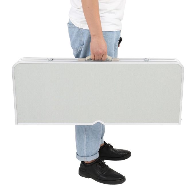 One Piece Folding Table and Chair Aluminum Alloy--YS - Image 3