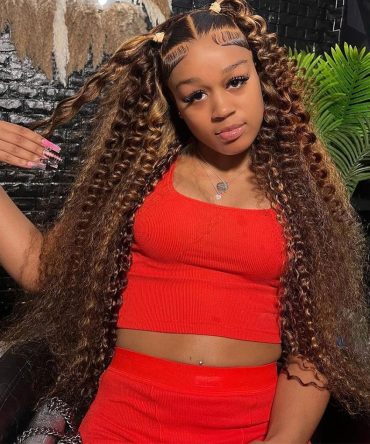 13x6 Hd Lace Wig Highlight Wig Human Hair blonde Lace Front Wig Deep Wave Frontal Wig 13x4 Brazilian Curly wigs For Women