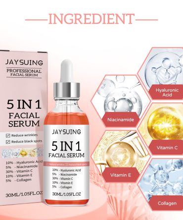 5 In 1 Facial Essence Moisturizes Skin, Tightens Skin, Lightens Spots, Acne, And Beautifies Skin Essence