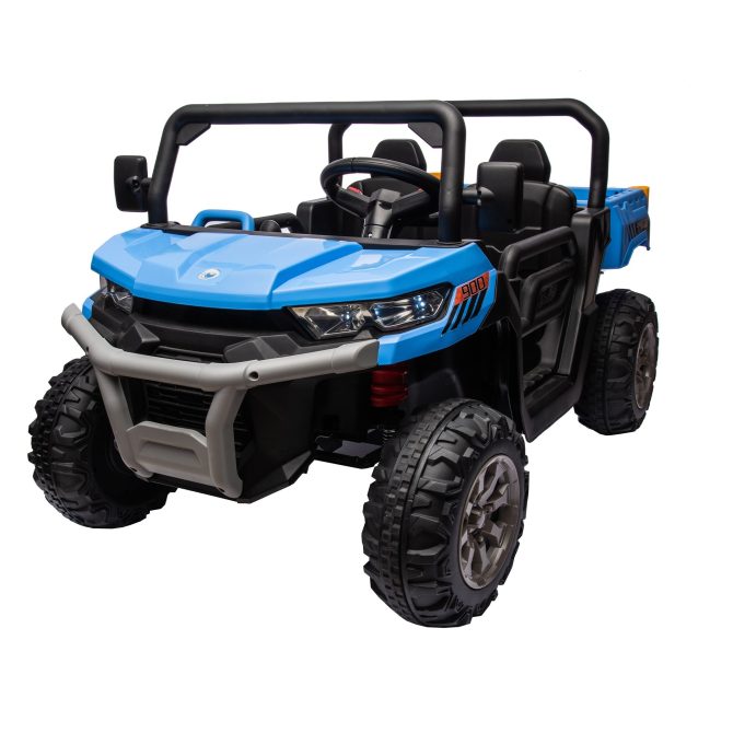 24V Ride On Truck 2 Seater Ride On UTV with 2x200W Motor Ride On Dump Truck with Dump Bed/Shovel Ride On Car with Remote Control Electric Vehicle with Non-slip tyre for Boys Girls - Image 3