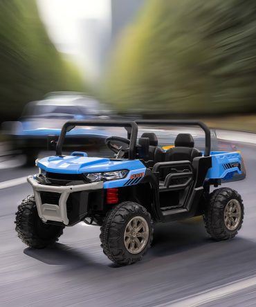 24V Ride On Truck 2 Seater Ride On UTV with 2x200W Motor Ride On Dump Truck with Dump Bed/Shovel Ride On Car with Remote Control Electric Vehicle with Non-slip tyre for Boys Girls