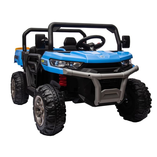24V Ride On Truck 2 Seater Ride On UTV with 2x200W Motor Ride On Dump Truck with Dump Bed/Shovel Ride On Car with Remote Control Electric Vehicle with Non-slip tyre for Boys Girls - Image 5