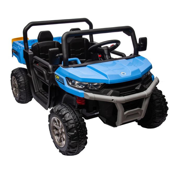 24V Ride On Truck 2 Seater Ride On UTV with 2x200W Motor Ride On Dump Truck with Dump Bed/Shovel Ride On Car with Remote Control Electric Vehicle with Non-slip tyre for Boys Girls - Image 6