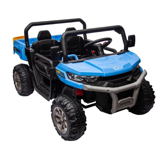 24V Ride On Truck 2 Seater Ride On UTV with 2x200W Motor Ride On Dump Truck with Dump Bed/Shovel Ride On Car with Remote Control Electric Vehicle with Non-slip tyre for Boys Girls - Image 7